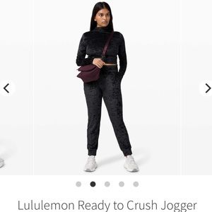 Lululemon Velour Jogger & Top Bundle